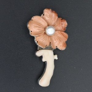 Vintage Amy Kahn Russell Pin/Pendant AKR silver